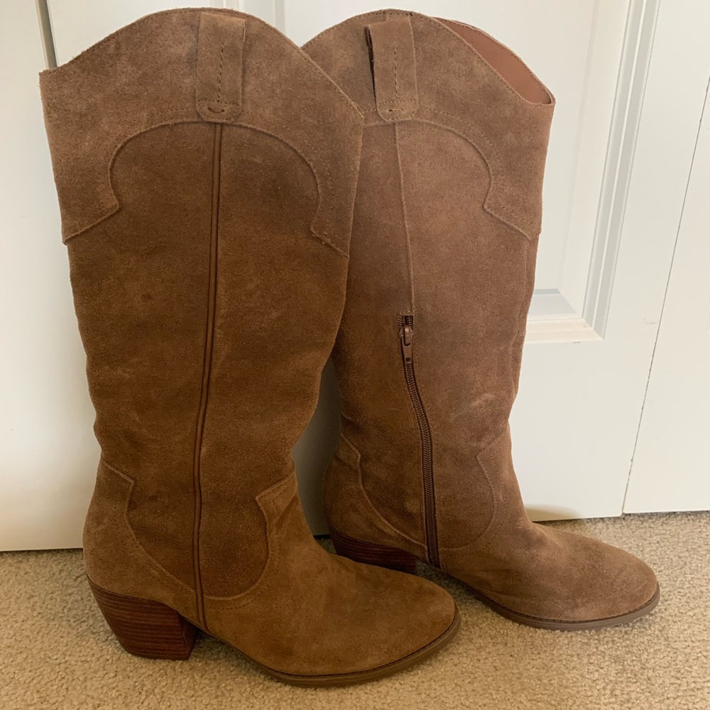 Crown Vintage Brown Suede Boots 9M